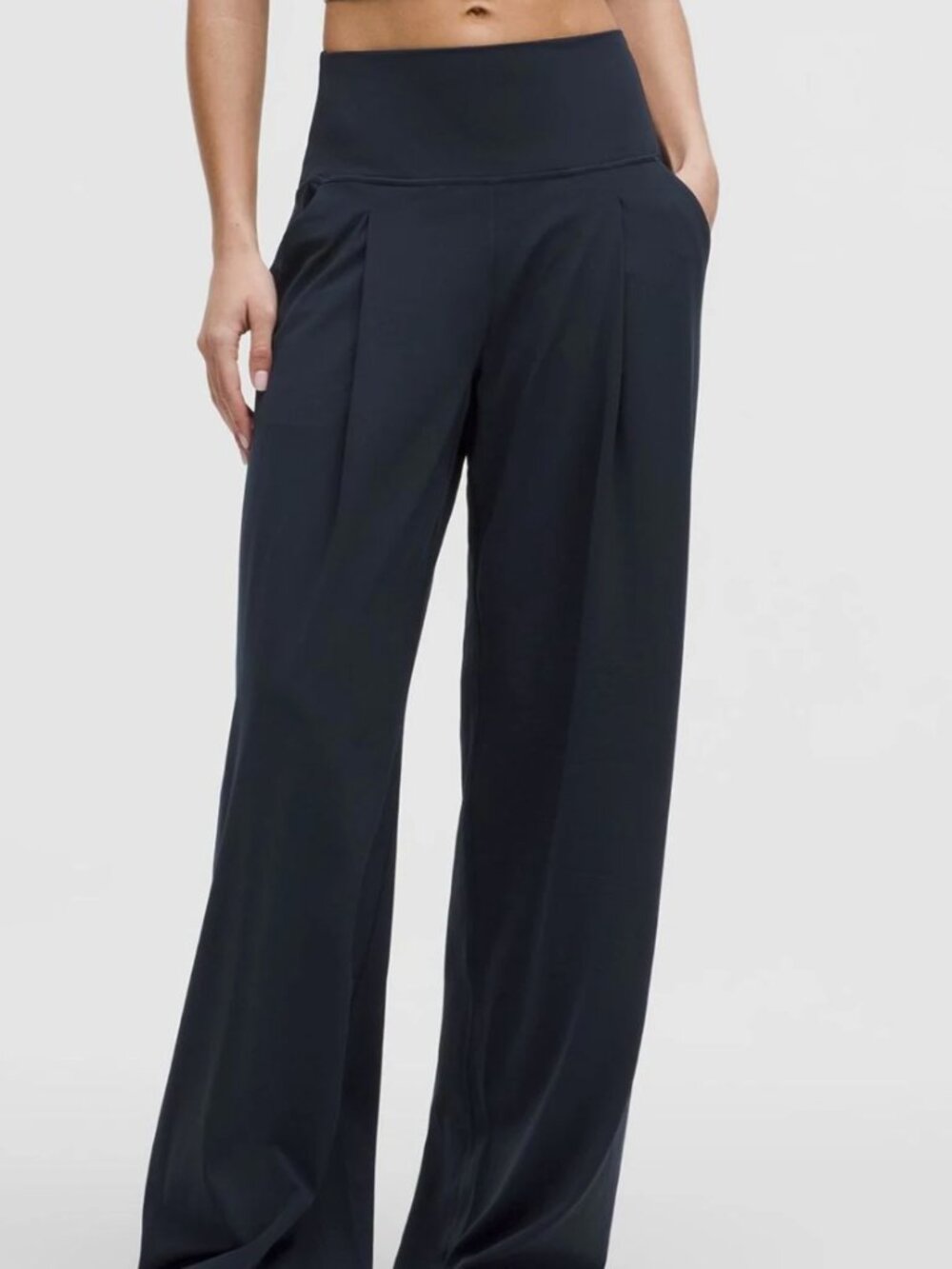 Lululemon Palazzo Pants Regular Navy Blue Size 10